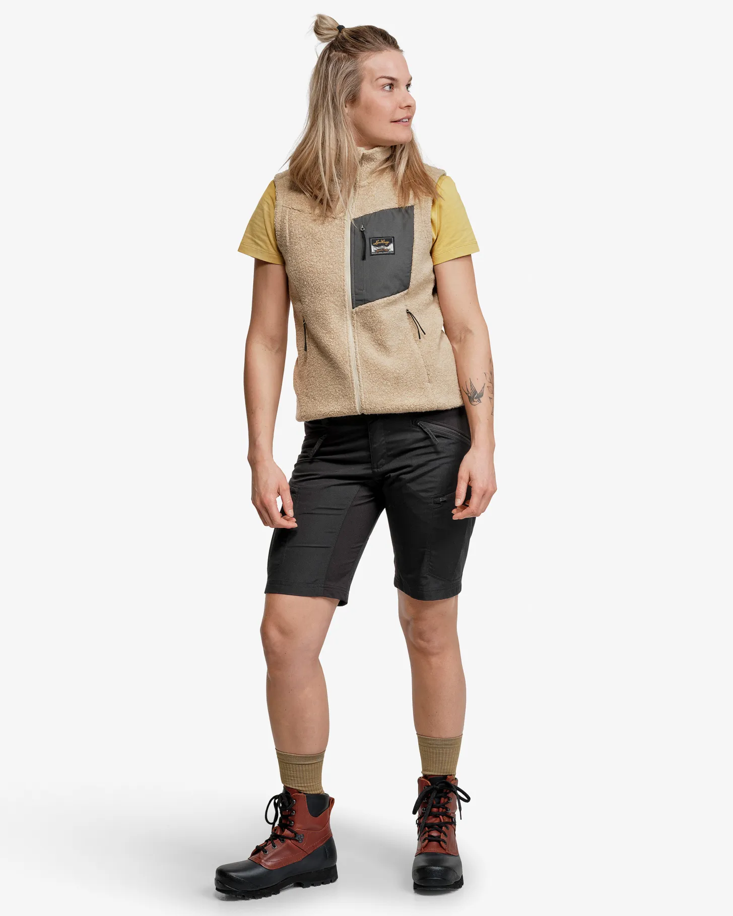 Flok Wool Pile Vest W